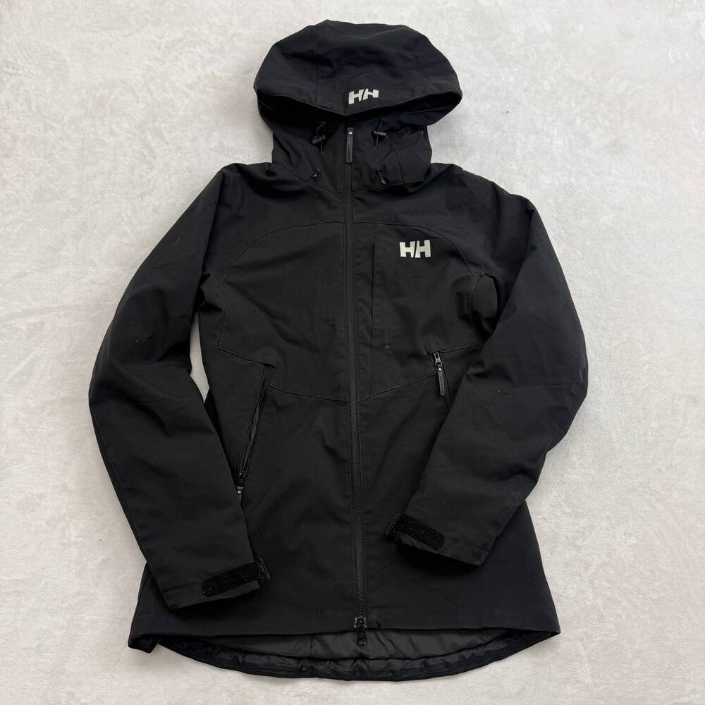 Helly Hansen Paramount Series Women's Black Softshell Jacket Size XS Hooded